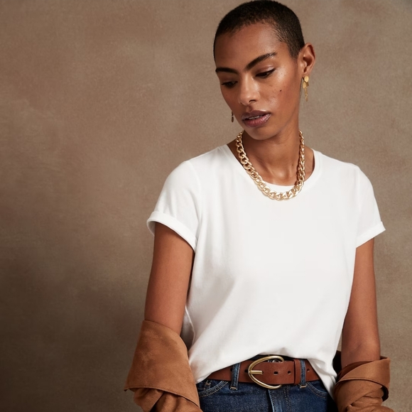 Banana Republic The signature Tee collection shirt Brand New with tag - Picture 7 of 7